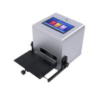 Stampante a getto d'inchiostro termico da 12,7 mm/25,4 mm, codice a barre QR, immagine, numero di data, logo, data di scadenza, stampante a getto d'inchiostro da tavolo Asciugatura rapida per etichett