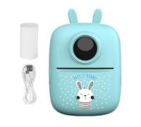 Stampante adesiva | Stampante termica per etichette da 1000 mAh Connessione - Etichettatrice, include 1 rotolo di carta, piccola stampante wireless compatta per elenchi di cose da, diario