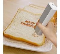Stampante alimentare per disegni commestibili, penna di stampa portatile fai da te per biscotti e torte, stampante wireless per codici a barre a colori per uso alimentare