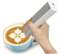 Stampante Alimentare Per Torte, Stampante Alimentare Per Torte E Biscotti Cartuccia D'inchiostro Riutilizzabile Fino A 7000 Volte Per Caffè Birra Cocktail Macaron E Biscotti Bluetooth(Red)