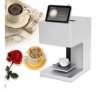 Stampante artistica 3D Macchina da caffè digitale a getto d'inchiostro WiFi Stampa fotografica Touch Screen Display Latte con fotocamera Torta fai da te Bianco-EB-FT4
