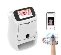 Stampante Automatica 3D Fai Da Te Per Nail Art, Mini Stampante Elettrica Per Nail Art Con Display Touch Screen, Riconoscimento-AI Della Forma E Delle Dimensioni Dell'unghia, Pittura in 20 Secondi,B