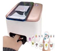 Stampante automatica per nail art,controllo app, foto/fumetti/testi fai da te con galleria design,macchina portatile per stampa smalto per unghie 3D per uso domestico per amanti delle unghie