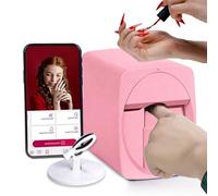 Stampante automatica per unghie 3D, dispositivo per manicure con stampa di modelli fotografici, risoluzione 2400 dpi, foto/testi fai da te, stampa automatica rapida degli anni '30, Studio di