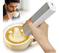 Stampante Commestibile For Torte E Biscotti, Penna For Alimenti Portatile Portatile E Compatta For Caffè Birra Cocktail Macaron Biscotti Bluetooth For Casa Piccoli Negozi(Brown*2)