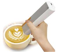 Stampante Commestibile For Torte E Biscotti, Stampante A Inchiostro Commestibile Bluetooth Con Cartuccia D'inchiostro Da 7000 Usi For Caffè, Birra, Cocktail(Brown)
