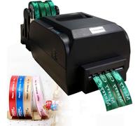 Stampante del nastro di Digital per l'imballaggio del regalo, stampatrice del nastro del raso di 4 file con alta risoluzione 200 DPI, velocità veloce 150MM/S