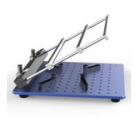 Stampante dello stampino della pasta per saldatura, macchina da tavolino manuale di SMT per la prototipazione del PWB, dimensione della Tabella di 170MM x 170MM, precisione con la manopola fissa