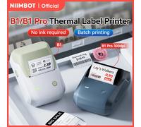 Stampante di Etichette Termica Niimbot B1/B1 PRO, Etichettatrice Bluetooth Portatile, Macchina per Etichette Autoadesive con Codici a Barre e QR