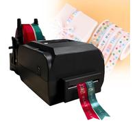 Stampante digitale a nastro satinato, stampante termica per etichette da 200 DPI per stampa di testo e logo, velocità 150 mm/s, ideale per modelli e disegni personalizzati