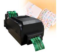 Stampante digitale a nastro satinato, stampante termica per etichette da 200 Dpi, velocità 150 mm/S, per testo, modelli, loghi a fila singola