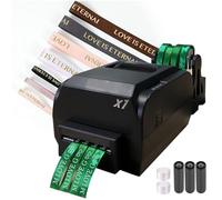 Stampante digitale a nastro, stampante termica per etichette da 200 DPI per stampa a lamina e nastro decorativo fai da te, supporta oltre 50 lingue, velocità di stampa 150 mm/s