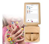 Stampante Digitale Per Nail Art Da Tavolo, Identificazione Automatica Della Forma Delle Unghie, Per Creare Un Prodotto Unico Disegni Per Nail Art A Casa, In Viaggio, Alle Feste,Gold