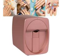 Stampante digitale per nail art mobile, stampante per nail art 3D, stampa rapida 25, controllo app, modello personalizzabile, stampa e asciugatura due in uno, adatta per saloni di unghie, oro rosa
