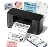 Stampante Etichette Spedizione 245BT, Stampante Termica Etichette Adesive 4X6 per Affrancatura Bluetooth per Piccole Imprese, Indirizzo, Compatibile con Royal Mail, Amazon, Shopify, Ebay, Nero