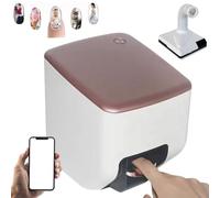 Stampante for nail art 3D, stampante digitale portatile da 4800 DPI, controllo tramite app mobile con galleria di design, stampa rapida in 10 secondi, for bellezza e cura della persona