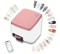 Stampante for unghie 3D intelligente, mini stampante digitale mobile for nail art, supporta WiFi/fai da te/USB, macchina portatile multifunzione for la pittura delle unghie, 10s di pittura