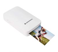 AGFA PHOTO - Realipix Mini P - Stampante fotografica 2,1" x 3,4" Bluetooth - Sublimazione termica 4Pass - Bianco