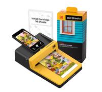 STAMPANTE FOTOGRAFICA PORTATILE GIALLO FOTO ISTANTANEE IMMAGINI ALTA RISOLUZIONE