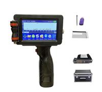 Stampante intelligente da 25 lingue 12,7 mm, numerazione del codice batch della striscia QR variabile termica a getto d'inchiostro portatile con etichetta logo ,Alta sensibilità(Printer 1black ink)