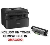 Stampante laser monocromatica 3in1 Brother DCP-L1660W +Toner Compatibile OMAGGIO