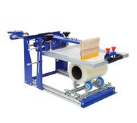 Stampante manuale dello schermo curva della stampa del cilindro per i prodotti cilindrici e conici, ideale per gli oggetti di piccolo diametro