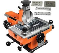 Stampante manuale per targhette, macchina per timbratura e goffratura di etichette in metallo, strumento semiautomatico per caratteri di linea, ideale per etichette e etichette personalizzate