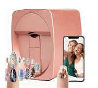 Stampante mobile digitale for nail art 3D, supporta WiFi/fai da te, macchina portatile for la pittura delle unghie, stampa e asciugatura in un colpo solo, oltre 1000 immagini, for bellezza