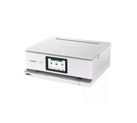 Stampante multifunzione - CANON - PIXMA TS8751 - Capacità 200 fogli - 6 serbatoi inchiostro separati - A colori - WIFI - Bianco
