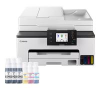 Stampante multifunzione inkjet a colori ricaricabile wireless MegaTank Canon MAXIFY GX2050 + 2 flaconi di inchiostro nero aggiuntivi