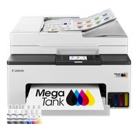 Stampante multifunzione inkjet a colori ricaricabile wireless MegaTank Canon MAXIFY GX2051 + 3 flaconi di inchiostro nero a resa elevata aggiuntivi