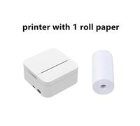 Stampante Palmare Portatile, 203dpi 57mm Mini Stampante Termica Portatile Stampa Adesivi Stampante Elenco Note Tascabile Senza Inchiostro Bluetooth Senza Fili for la Casa ,per Logo/Immagine/Numeri/Cod