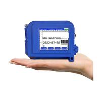 Stampante Palmare Portatile, Macchina da stampa portatile a getto d'inchiostro portatile con codice batch for stampante a mano da 12,7 mm for tappi di bottiglia ,per Logo/Immagine/Numeri/Codice QR