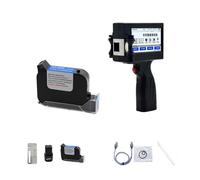 Stampante Palmare Portatile, Stampante a getto d'inchiostro portatile Smart Touch Screen da 12,75 mm Numero di lotto QR Code Logo Piccola stampante portatile ,per Logo/Immagine/Numeri/Codice QR(Printe