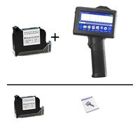 Stampante Palmare Portatile, Stampante portatile for magliette da 12,7 mm, codice batch QR Bar Data numero Logo Data di scadenza, etichetta for stampante a getto d'inchiostro portatile(With 1 ink)