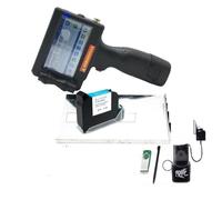Stampante Palmare Portatile, Touch Screen Stampante a getto d'inchiostro portatile da 12,7 mm Stampante for etichette con codificatore ad asciugatura rapida Stampante termica con logo QR Code 600 DPI