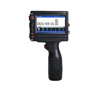 Stampante Palmare Portatile, Touch Screen Stampante termica T da 12,7 mm Codice a barre Codice a barre Logo for numero di lotto Stampante a getto d'inchiostro portatile intelligente ,per Logo/Immagine