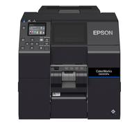 Stampante per etichette/CD Epson ColorWorks D6000Pe stampante etichette (CD) Trasferimento termico A colori 1200 x DPI 119 mm/s Cablato Collegamento ethernet LAN [C31CL90202]