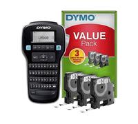 etichettatrice portatile dymo label manager 160 + 3 nastri d1 12 mm x 7 m nero/bianco - 2181011