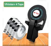 Stampante per etichette in rilievo 3D portatile Motex E101 simile al B90 Dymo 12965 1610 Etichettatrice manuale Nastro adesivo per etichette 3D Dymo fai da te