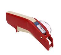 Stampante per Etichette Manuale Etichettatrice per Goffratura Ad Alta Nitidezza, Goffratrice per Etichette con Stampa Trasparente per Fai da Te, Dimensioni Portatili (BLACK)