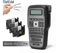 Stampante per Etichette Portatile E1000 PRO 203 Dpi Compatibile per Brother Tze2