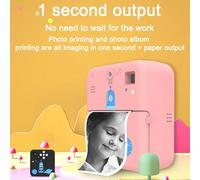 Stampante per Etichette, Stampante Termica 1080P Risoluzione Istantanea 4032 * 2268px Stampante per Etichette per Spedizione con Carta Termica per Etichette Cavo di Ricarica di