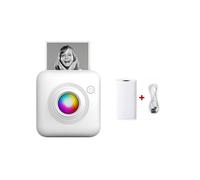 Stampante per Etichette Tascabile Senza Inchiostro Wireless Etichette Termiche Carta D'Imbarco Nota Stampa Fotografica Creatore