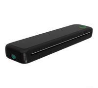 Stampante per portatile per a4 con 2600mAh Stampante per portatile(Black) | Tecnologia termica, per zero costi per inchiostro, nitida, ideale per fatture e contratti, formato A4
