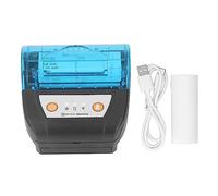 Stampante per Ricevute Bluetooth, Mini Stampante per Ricevute POS Wireless da 80 Mm, Macchina per Stampante Termica Mobile Batteria Integrata Ristorante per Piccole Imprese, Distributore Automatico ES