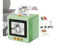 Stampante Per Scatole Di Adesivi AI | Stampante Per Adesivi Vocali Smart AI Con Display Da 2,4" |Mini Macchina Per Adesiv-i Termici Con Controllo Vocale,bambini Giocattolo Educativo Per Fai Da Te,foto