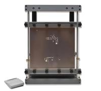 Stampante per stampaggio a rete in acciaio PCB, stampino manuale per saldatura per elettronica fai da te e hobbisti di piccole imprese con posizionamento preciso