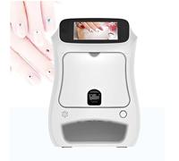 Stampante per Unghie 3D Automatica Intelligente | Stampante Digitale Mobile per Nail Art con Display Touch Screen | per Uso Domestico e studi di Unghie, Bianco