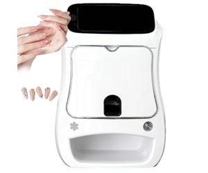 Stampante per Unghie Digitale 3D con Schermo Touch, Set Macchina per Manicure con Smalto e Asciugatore per Uso in Salone